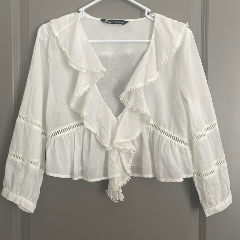 Zara cotton blouse